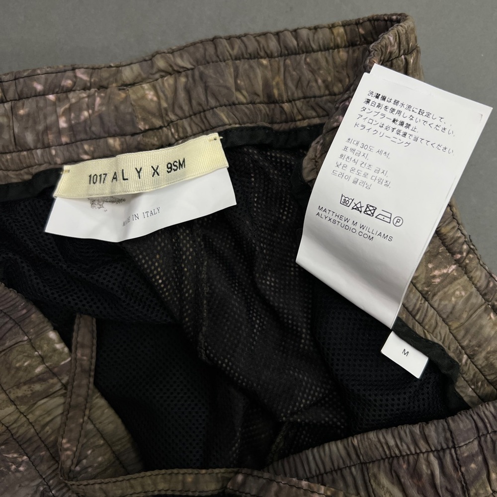 ALYX Quantum Technical Nylon Track Pants In Camo Green in Medium 1017 ALYX X 9SM - Picture 14 of 16